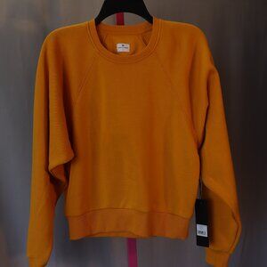 Wear It To Heart - Fleece Sweatshirt - Small oversized - Merigold Yellow NWTs